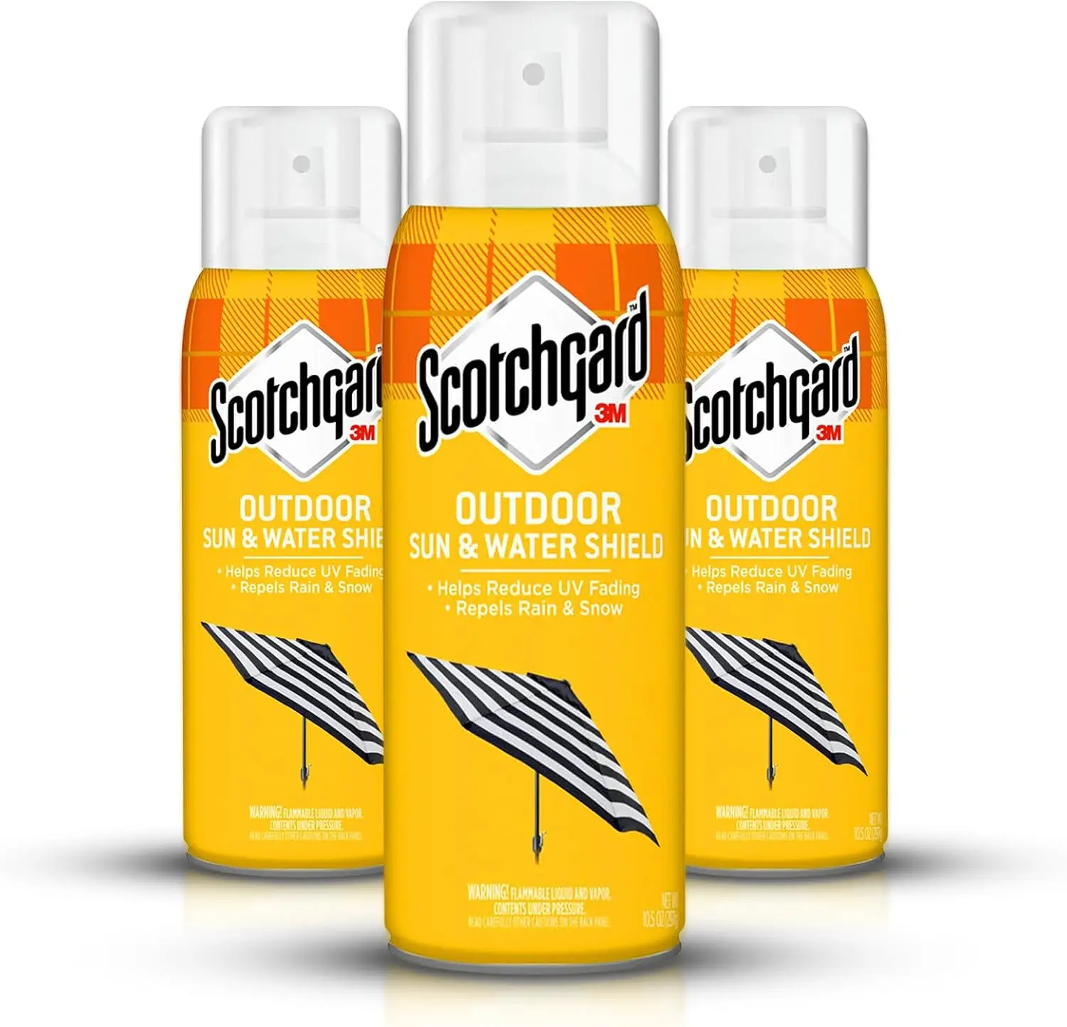 

Спрей-пропитка для уличной мебели - защита от УФ-излучения и воды для садовой мебели, подушек, палаток - 3 аэрозольных баллона