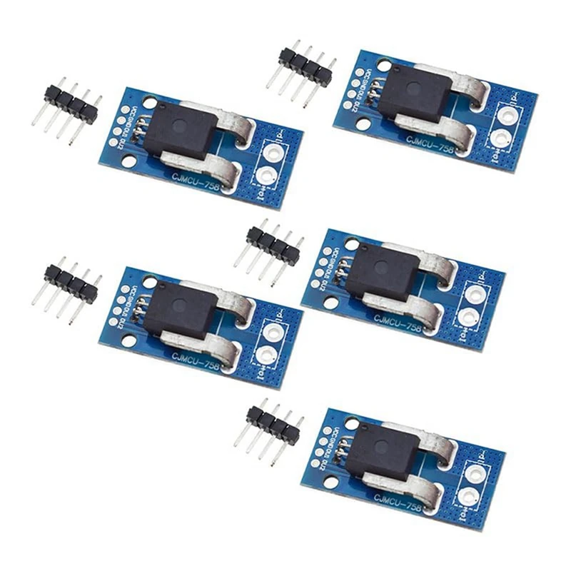 5Pcs ACS758 ACS758LCB-050B-PFF-T Linear Current Sensor ACS758LCB Current Module