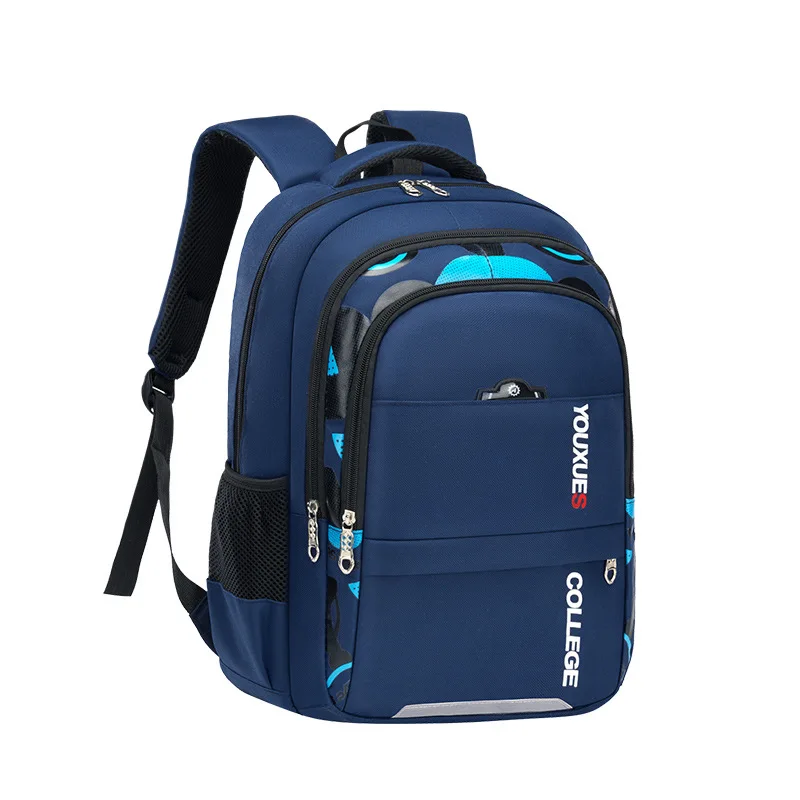 New Large-Capacity 4-9 Grades Students Shoulder Bag Primary Middle School Multi-Compartment Student Schoolbag Waterproof Wear-re