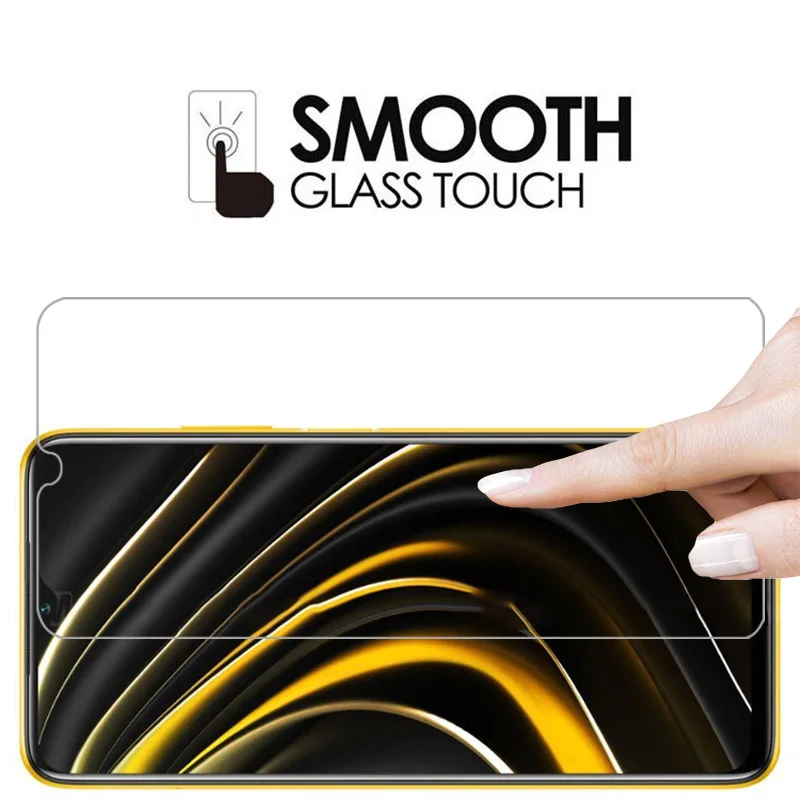 حافظة هاتف لهاتف شاومي بوكو m3 من الزجاج المقسى على pocom3 m 3 3m 4g 5g غطاء خلفي 360 واقي xiomi xaomi poc pco m3