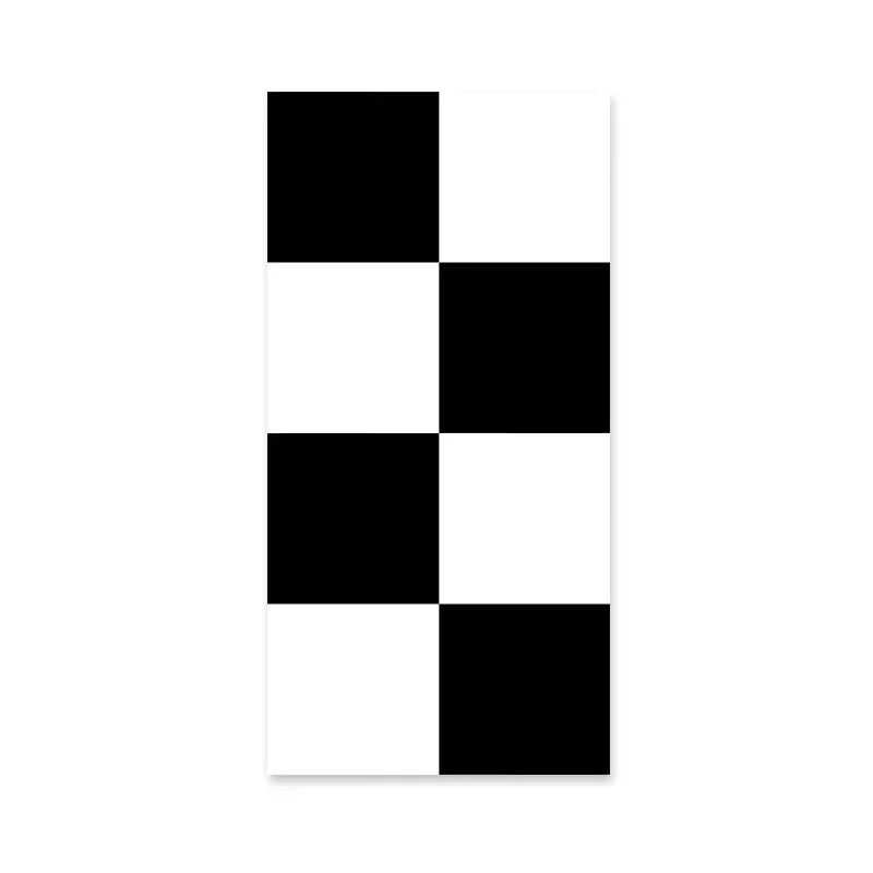 Black and white square square wallpaper modern simple restaurant background wallpaper