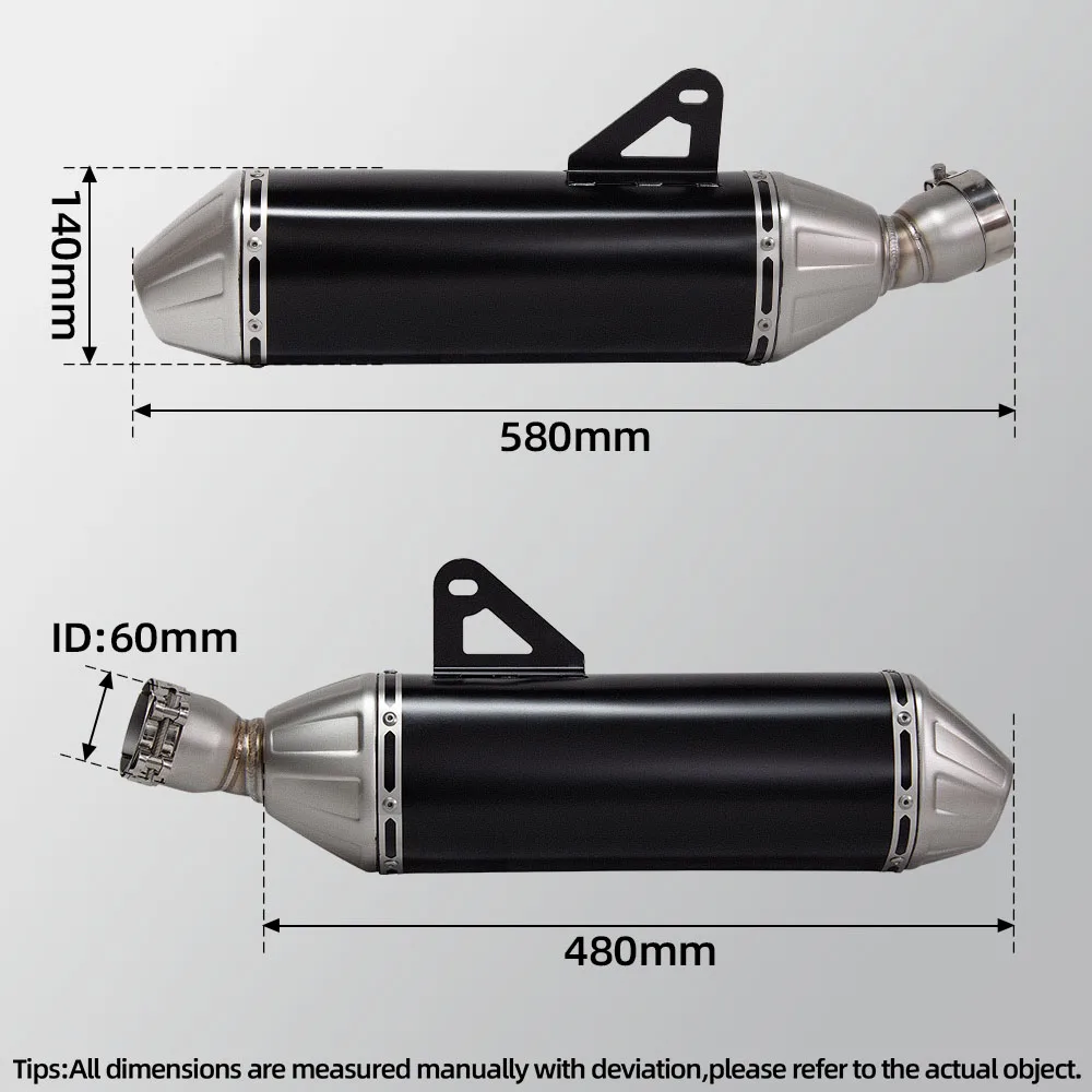 Motorcycle Exhaust Quality Muffler with DB Killer For Kove 800 X 800X Pro/Rally/GT/Touring Motobike Slip on Escape Tailpipe Part