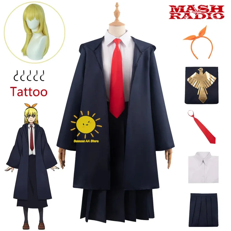 

2025 New Cosplay Anime Lemon Irvine Cosplay Mashle Magic and Muscles Cosplay Costumes Lemon Irvine Uniform Wig Halloween Carniva