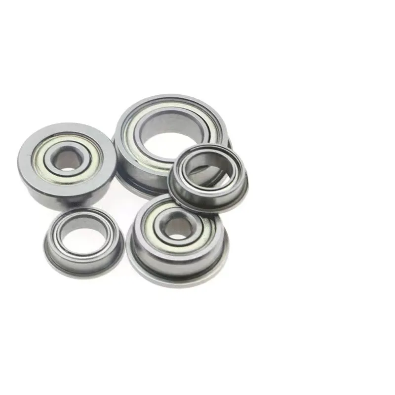 5pcs F692 F693 F694 F695 F696 F697 F698 F699 ZZ Flange Ball Bearing Thin Wall Metal Shielded Flanged