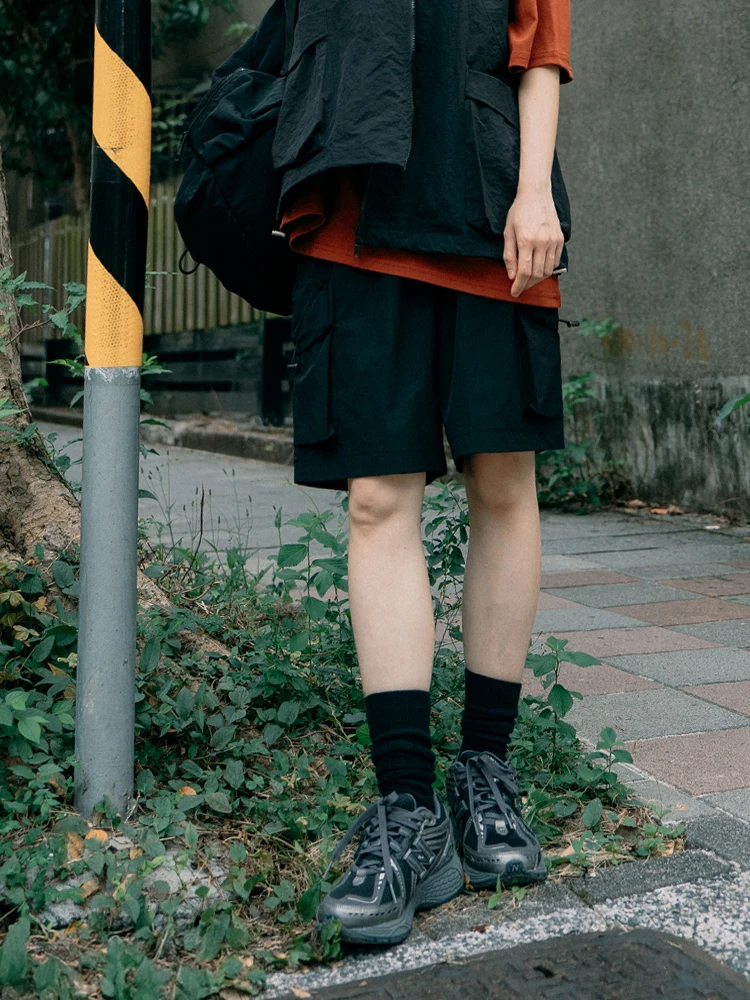 

Queenop 2025 Outdoor Versatile Qui Dry Elastic Nylon Bru orts for Men Casual Comfortable Workwear Sle Polyester Fiber