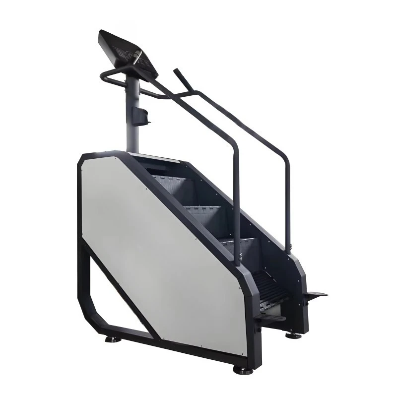 Electric Steel Stair Climbing Machine with Automatic Gravity Sensing-Multifunctional Indoor Aerobic Fitness Equipment