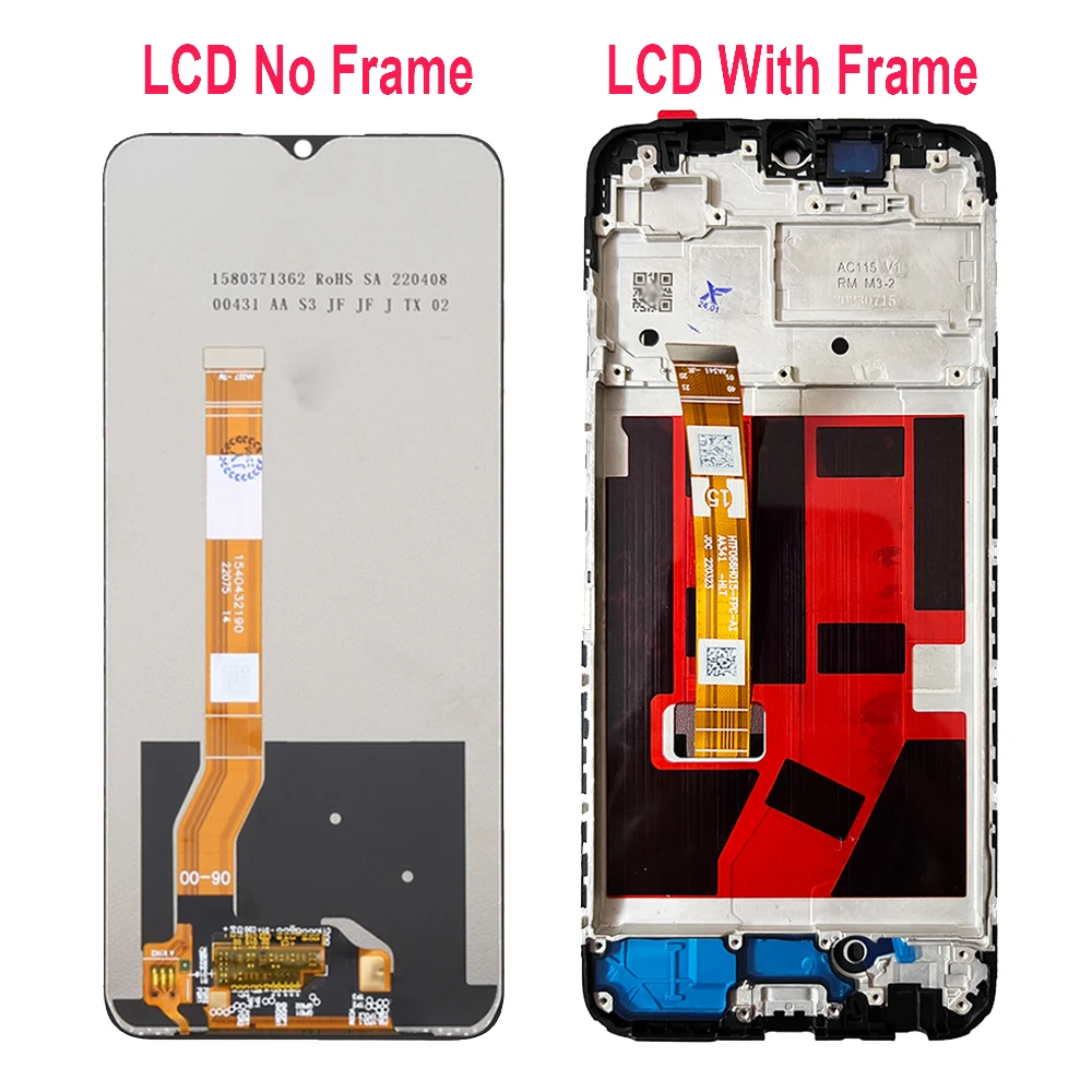 For Oppo A38 A18 CPH2591 CPH2579 LCD Display Touch Screen Digitizer Assembly