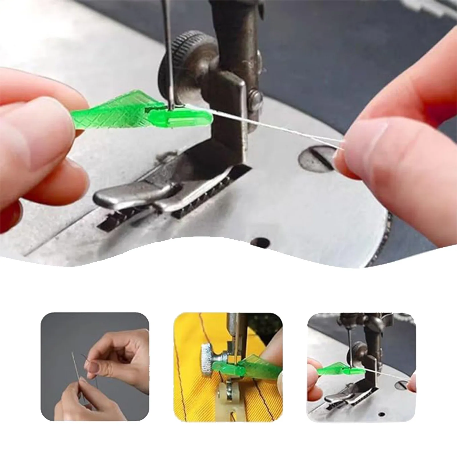 5/20PCS Fish Type Sewing Automatic Needle Inserter Quick Wire Loop Needle Threader DIY Sewing Craft Needle Threader Tool