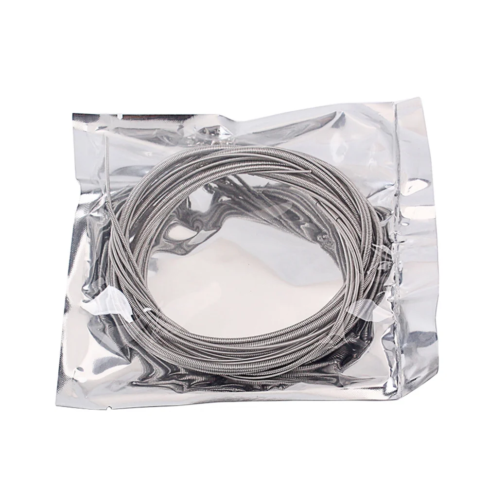 

5Pcs Bass String Set Steel Made for 4 String Banjo Long Life High Performance Smooth Sound Excellent Replacement Upgrade