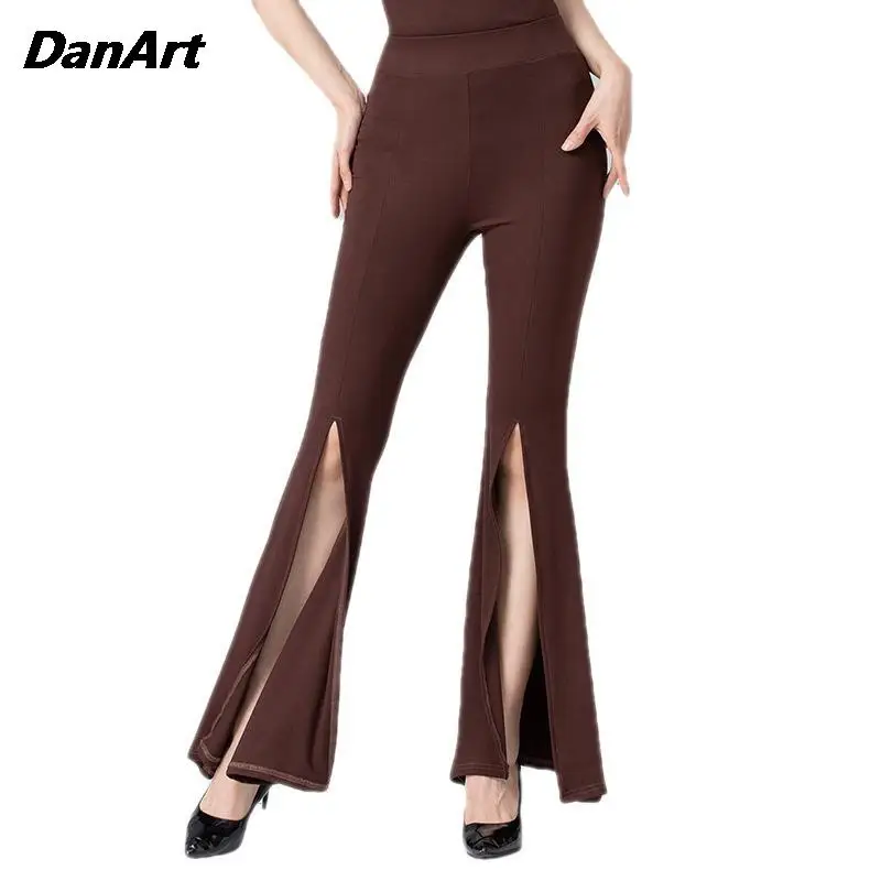 

Women Modern Dance Practing Costume Adults Yoga Jogging Gym Dance Trousers Soft Pants Female Model Shape Training Pants