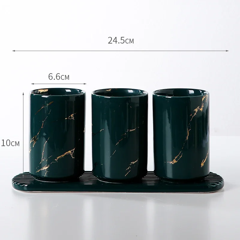 Bathroom Accessories Mouthwash Cup Home Creative Simple Toothbrush Cup Children Couple Ceramic Hotel Set Tooth Tank Wash Cup