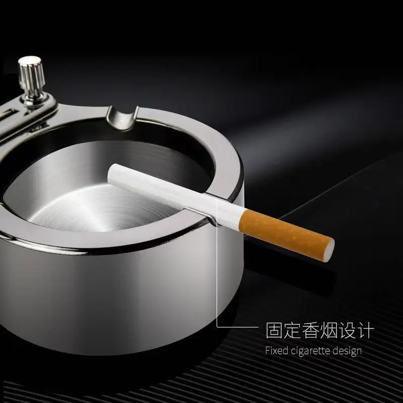 HOT HONEST New Oil Windproof Ashtray Lighter Creative Cool Match Lighter Men's Festival High End Gift Smoking Accessories