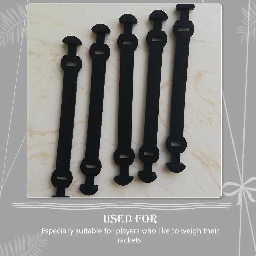 

5Pcs Silicone Tennis Racket Dampeners Vibration Absorbers Stable Durable Portable Tennis Accessory Professional Racket Absorbers