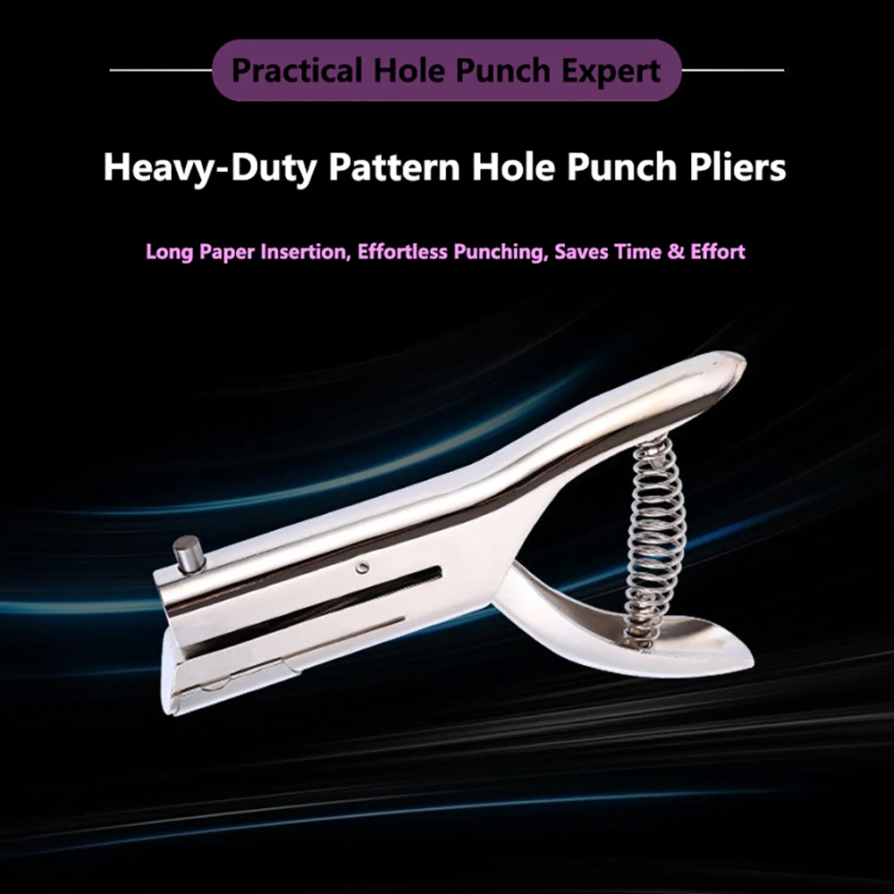 6MM Heavy-Duty Hole Punch Pliers for Home Office Factory Sch
