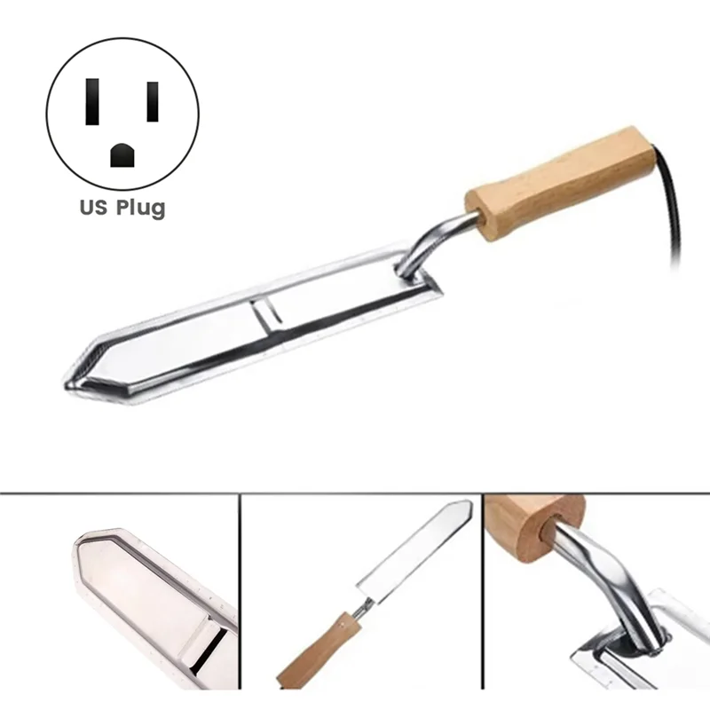 A23P أداة النحل قطع الطاقة سكين العسل قاطع العسل خلية النحل معدات تربية النحل تسخين بسرعة قطع النحل النازع