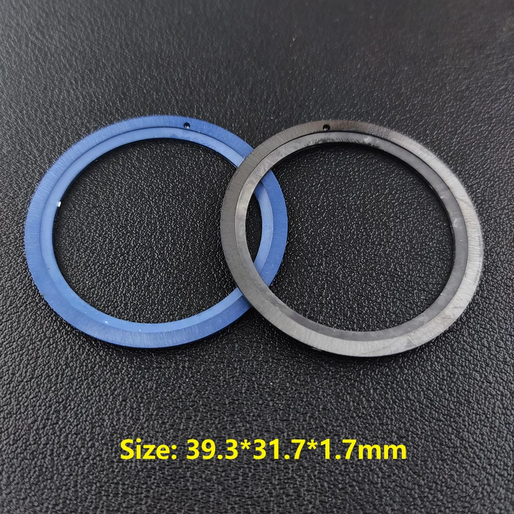 39.3*31.7 or 40.7*32.7mm Sloping Luminous Ceramic Bezel Insert Replacement of watch accessories Ceramic Bezel Insert