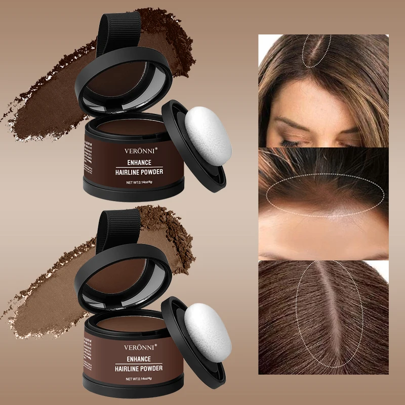 Hairline Powder Waterproof 4g Hairline Shadow Powder Makeup Hair Concealer Natural Cover Unisex Hair Root Cover,Scalp Powder