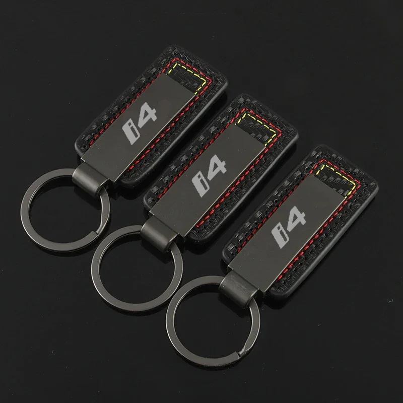 Alloy Leather Car Key Rings Rope KeyChain Buckle for BMW I4 Logo E83 E93 F25 G20 G21 Car Fashion Keyrings Gifts Key Accessory