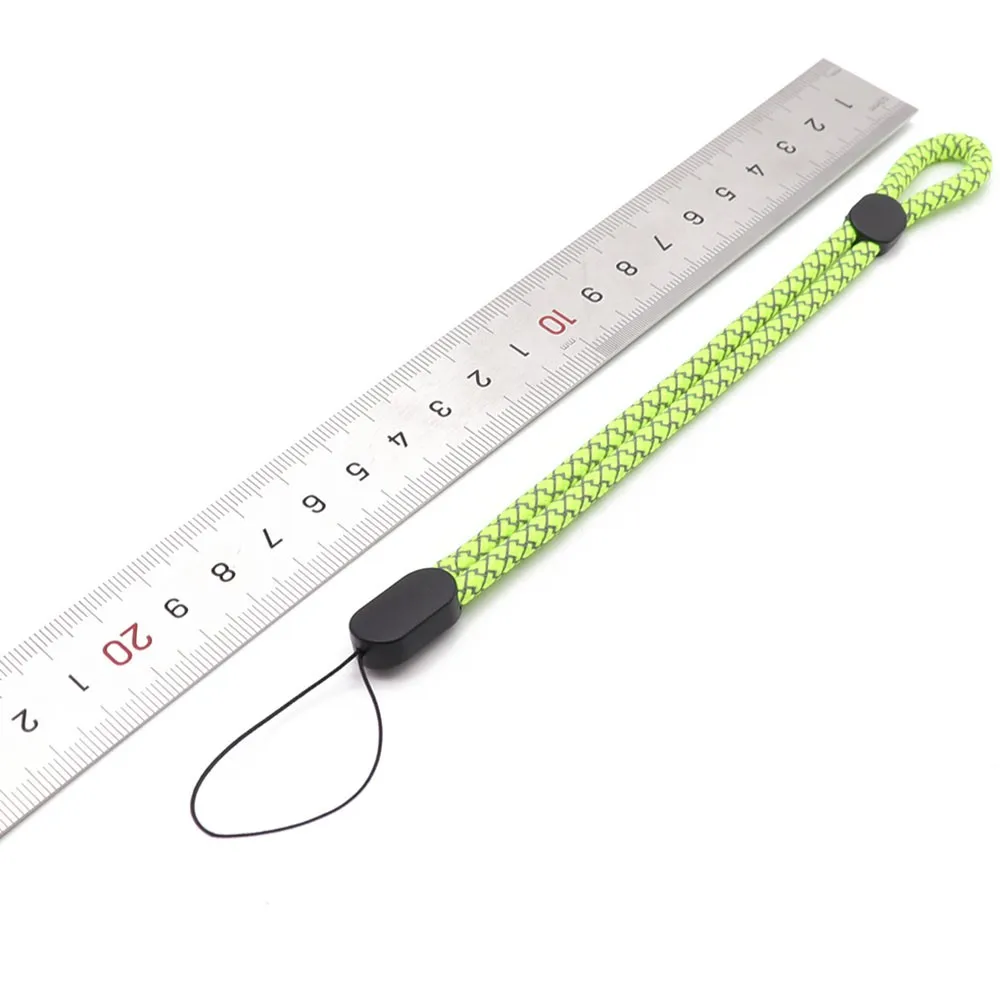 Cinghie per telefoni cellulari chiave USB cordino corto walkie-talkie regolabile cinturino da polso corda da polso Audio cordino per Smartphone anti-perso