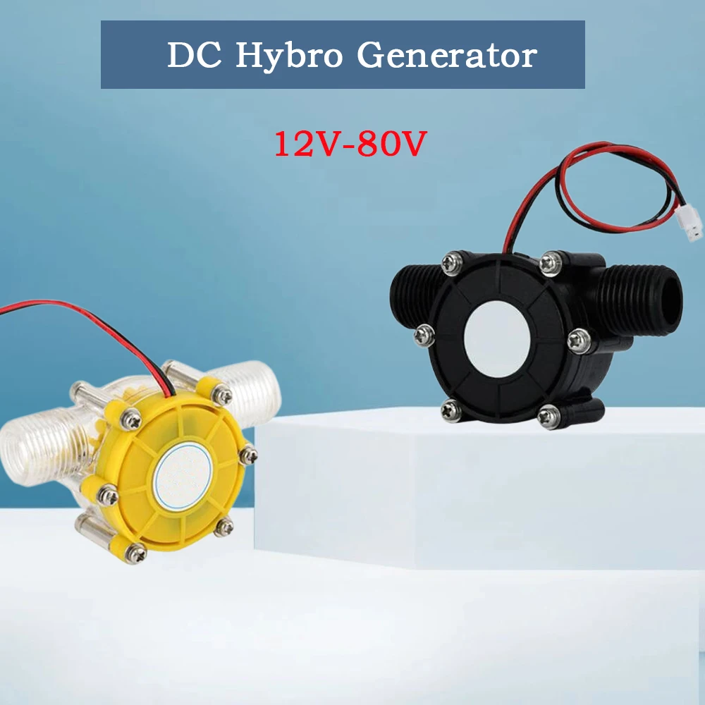 Micro-hydro Generator DC12V Water Flow Pump Turbine Hydroelectric Power Energy Generators Mini Water Turbinen Generator