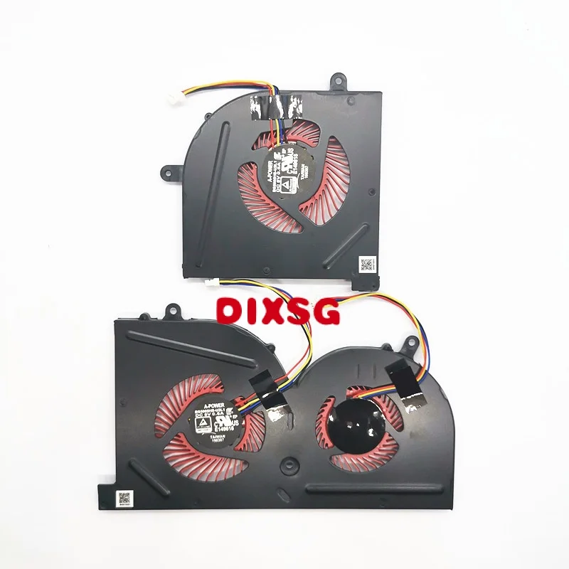 Laptop GPU CPU Cooling Fan for MSI GS63VR GS63 GS73 GS73VR MS-17B1 Stealth Pro CPU BS5005HS-U2F1 GPU BS5005HS-U2L1 Cooler