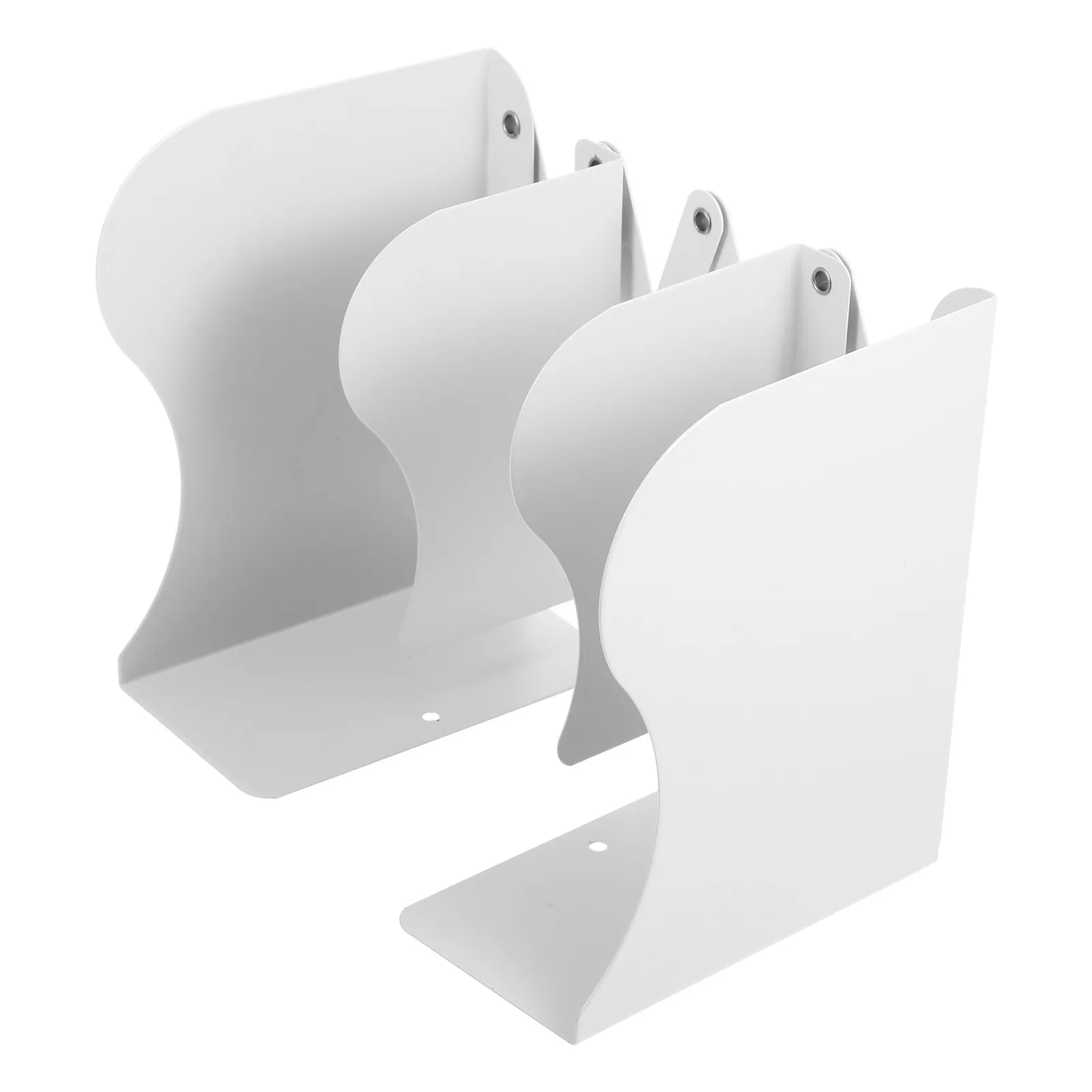 Adjustable Expandable Bookend Home Metal Bookshelf Organizer Heavy Duty Book Ends Desk Book Holder Stylish Modern Design