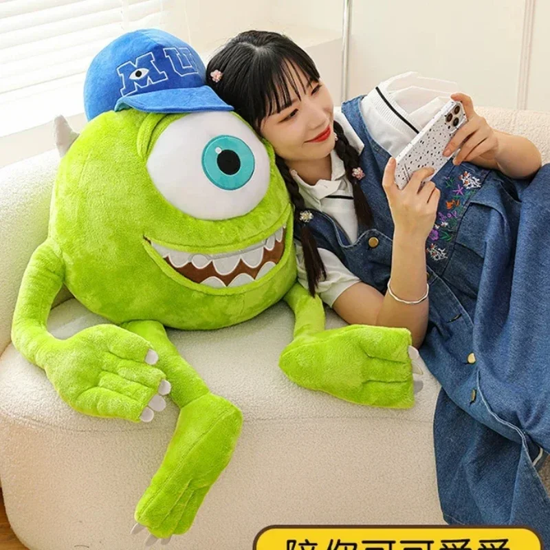 80cm Big Size Disney Mike Wazowsky Monsters University Monsters, Inc. Plushies Pillow Doll Stuffed Animal Cartoon Anime Toy Gift