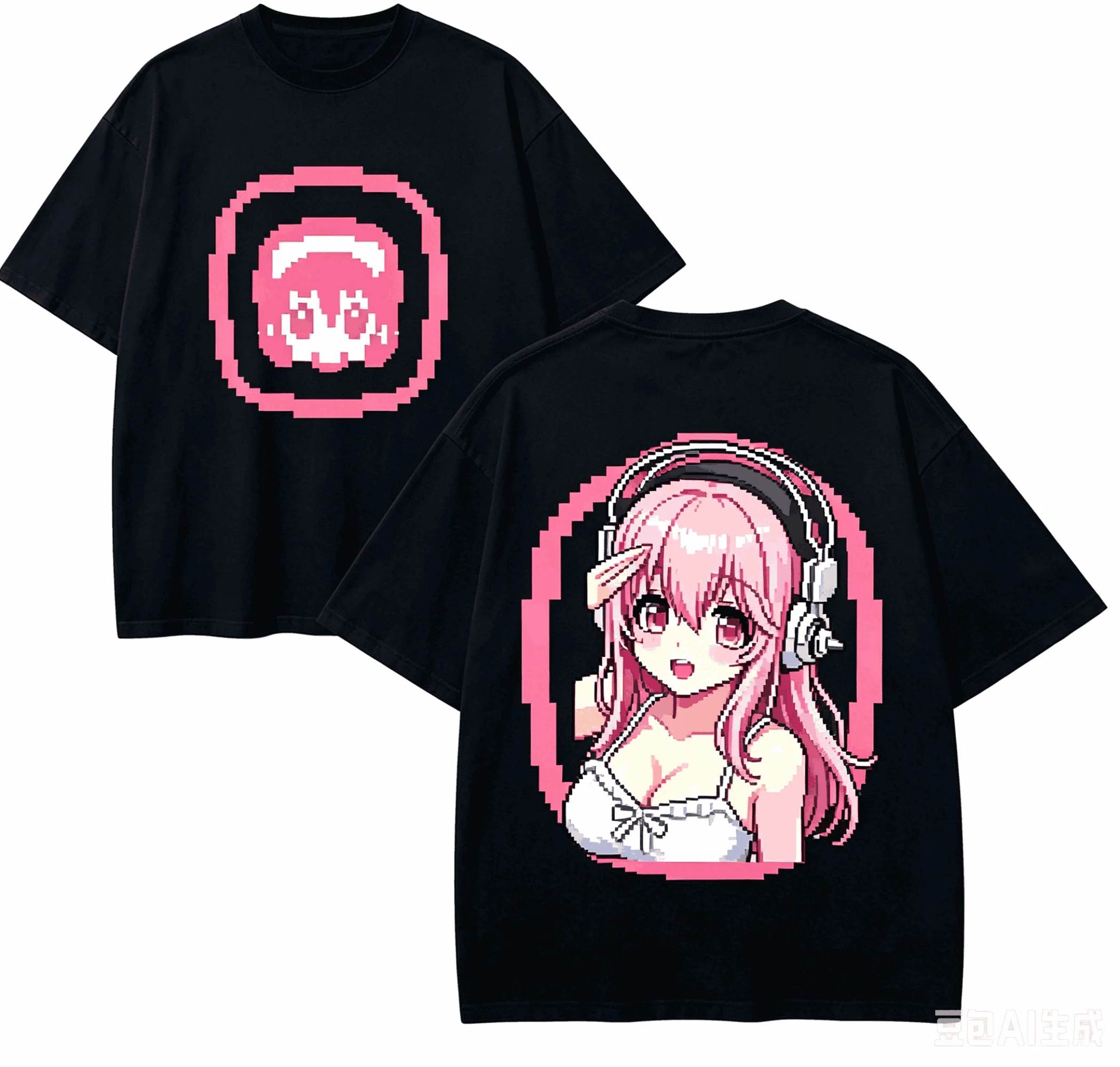 Super Sonico Anime Lover T-shirt Harajuku Cotton New Model High Street  Oversized Unisex Retro Fashion Couples hot product soft