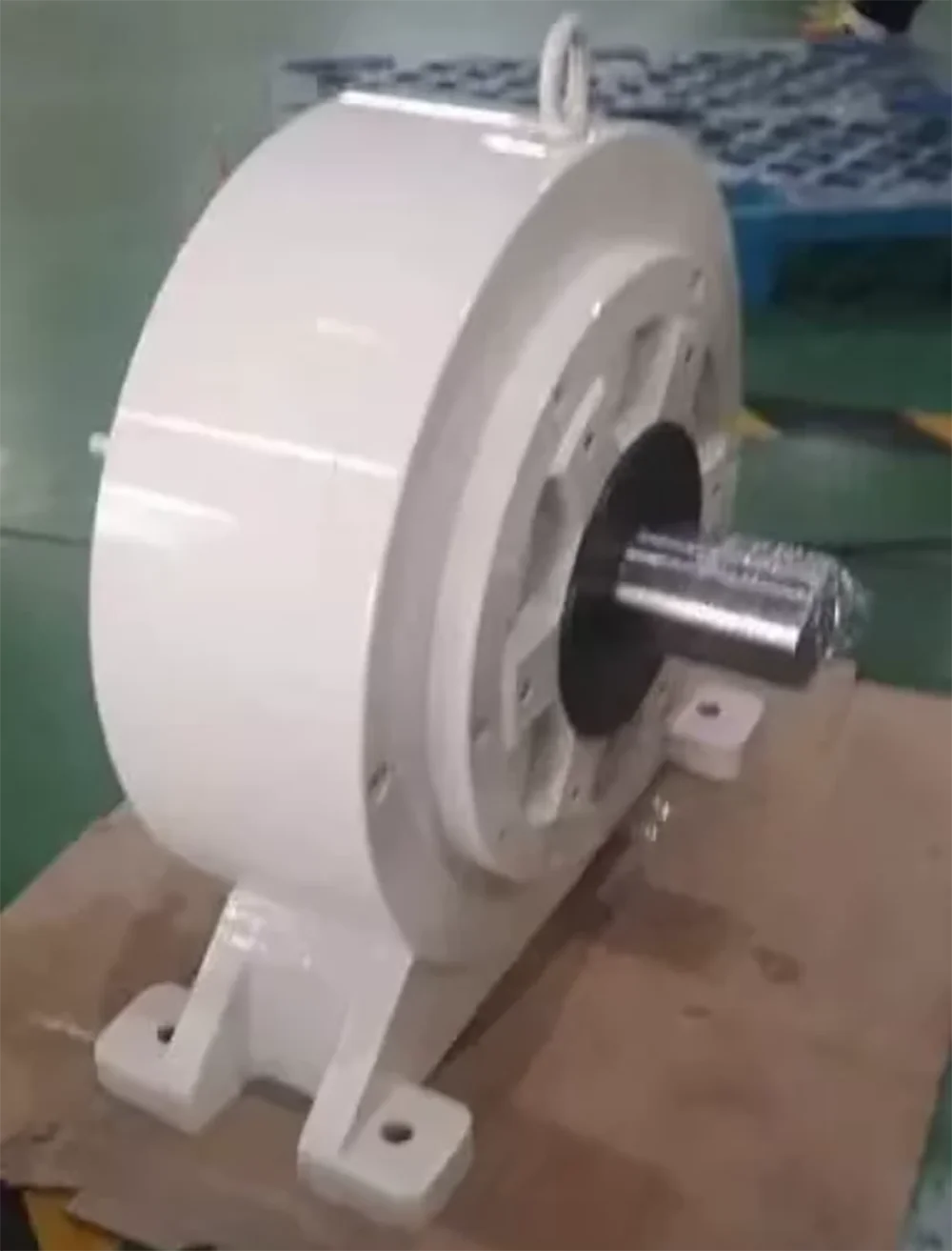 630NM Double Water Cooled Single Axis Magnetic Powder Brake,  with Base 24V