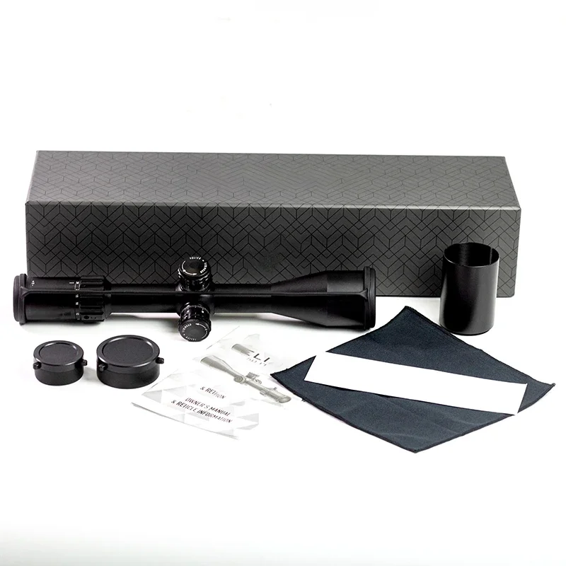 100% Original Tactical Optics 6-24x50 First Focal Plane FFP Riflescopes 30mm Tube EBR-2C (MRAD) Reticle Rifle Scope Lunetas