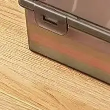 

Black Transparent Plastic Storage Box With Lid For Pens, Pencils, Markers, School Supplies & Office Organization, Desk Organizer