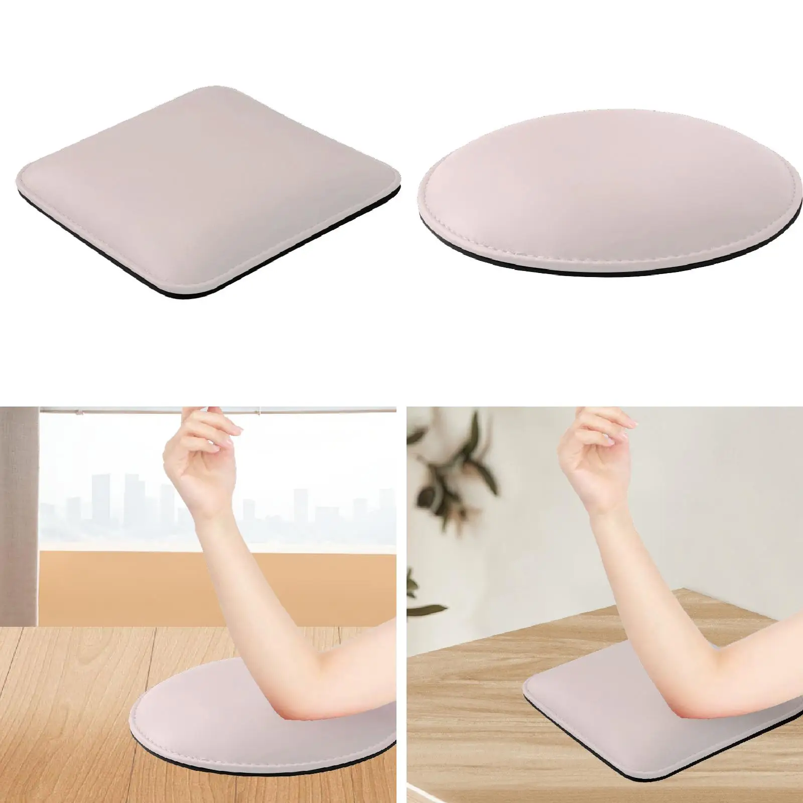 Reposamanos para codo, mesa profesional fácil de limpiar, estación de escritorio, almohadilla para manicura, reposabrazos para uñas, alfombrilla para mesa de uñas para salones, bricolaje en el hogar
