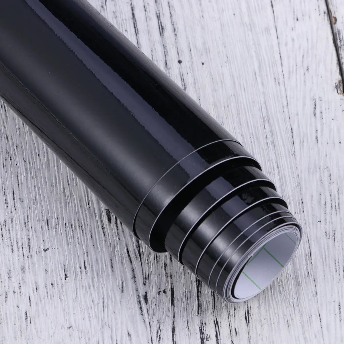 

Glossy Vinyl Film Bright Black Car Sticker Waterproof PVC Easy to Stick No Residue 12x60 Inch Car Sticker Film