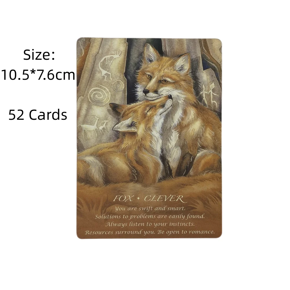 Tarotkarten Spirituosen der Tiere Oracle Cards Games Set Party Entertainment Brettspiele