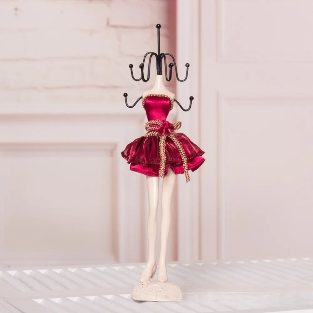 

Sofa Necklace Mannequin Display Stand Dress Luxury Fishtail Skirt Jewelry Stand Holder Velvet Elegant