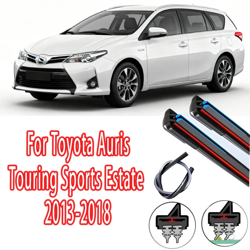 

1set Front Windshield Wiper Blades Windscreen Wipers For Toyota Auris Touring Sports Estate 2013-2018 2014 Accessories