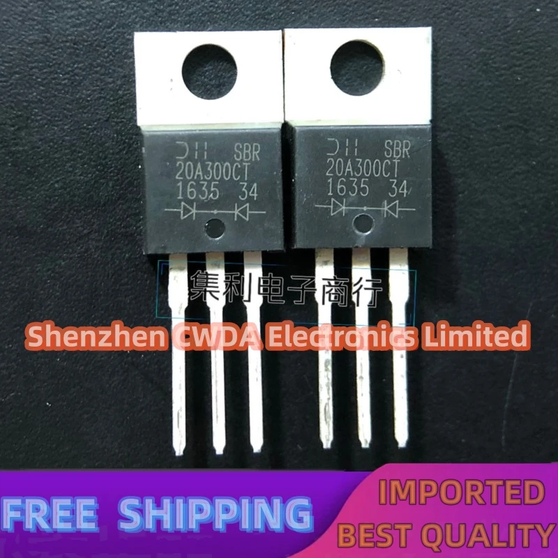 10PCS-20PCS  20A300CT SBR20A300CT  TO200 20A\300V In Stock Can Be Purchased