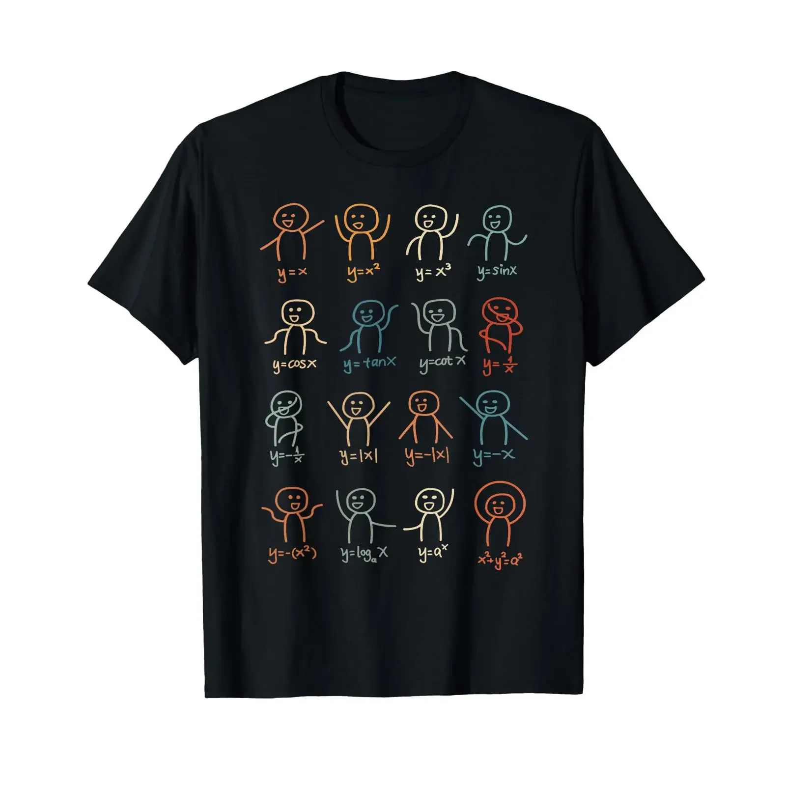 Funny Algebra Dance Function Math Teacher Geek T Shirt vintage Washed Breathable Slightly streetwear Top For Everyday Wear
