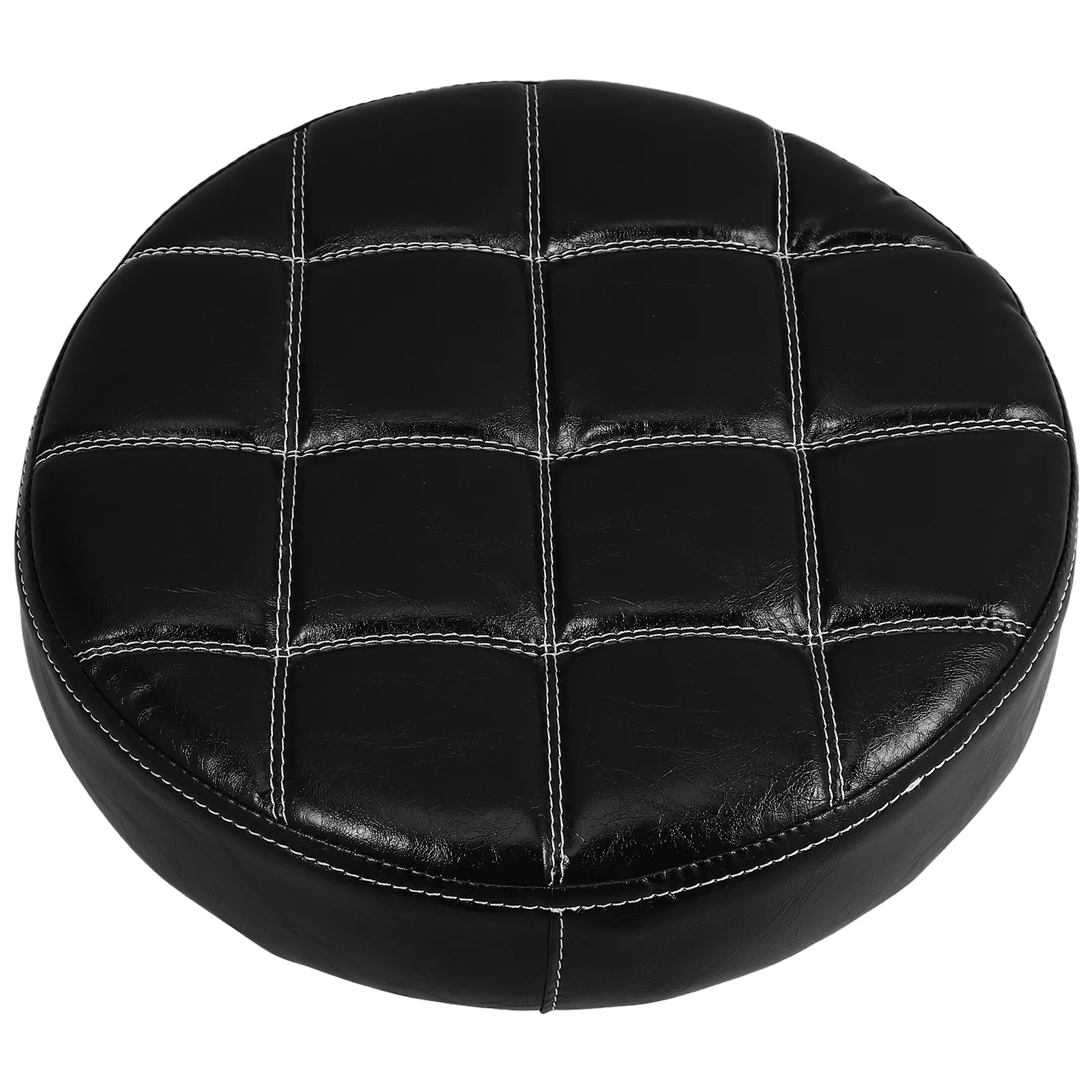

Round Replacement Seat Stool PU Padded Foam Cushion Cover Bar Stool Chair Top Pad Accessory Repair Part Comfortable