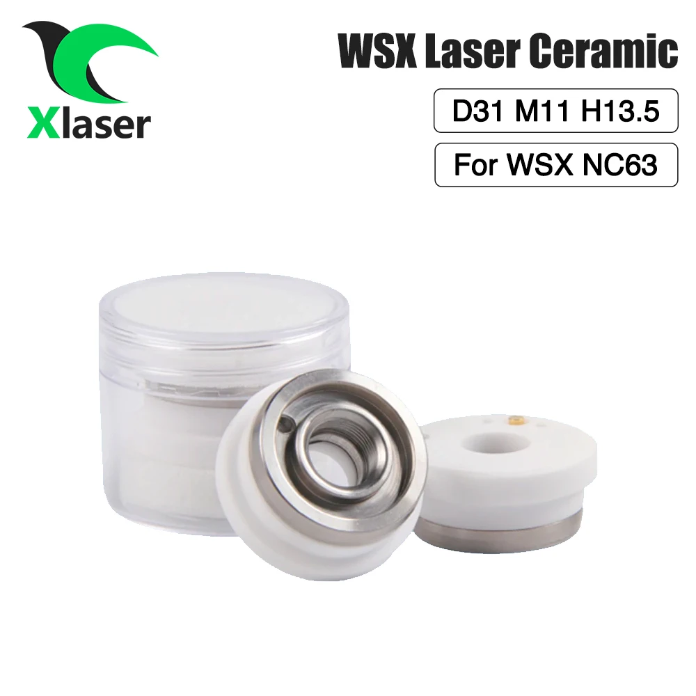 XLaser WSX Laser Ceramic WTC-08 supporto per ugelli D31 M11 H13.5 per testa di taglio Laser a fibra WSX NC63