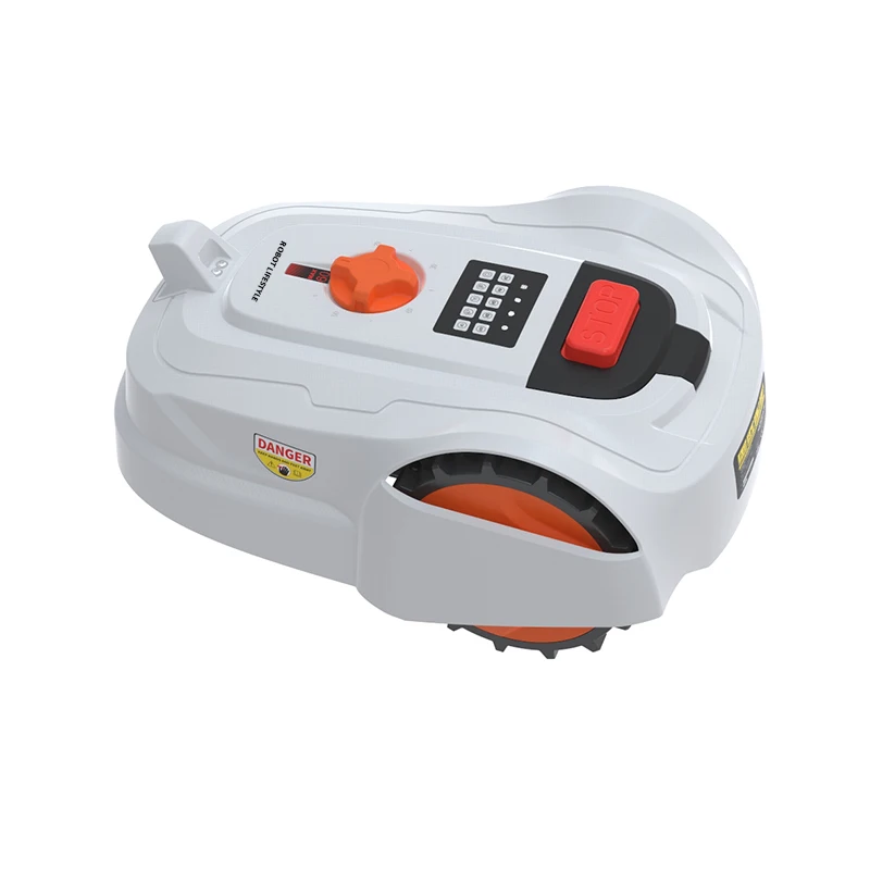 Garden Mower Robot No Virtual Wire, App Control, Visual Sensor, Intelligent Robotic Lawn Mower 1000sqm Automatic Charging