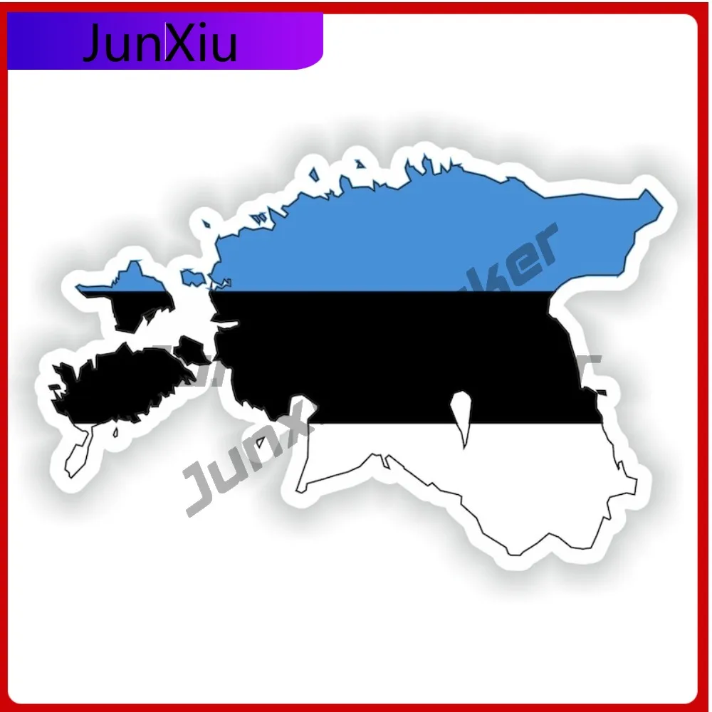 Estonia Map Flag Personalized Vehicle Decor Applied To Vehicle Exterior Bodywork And Glass