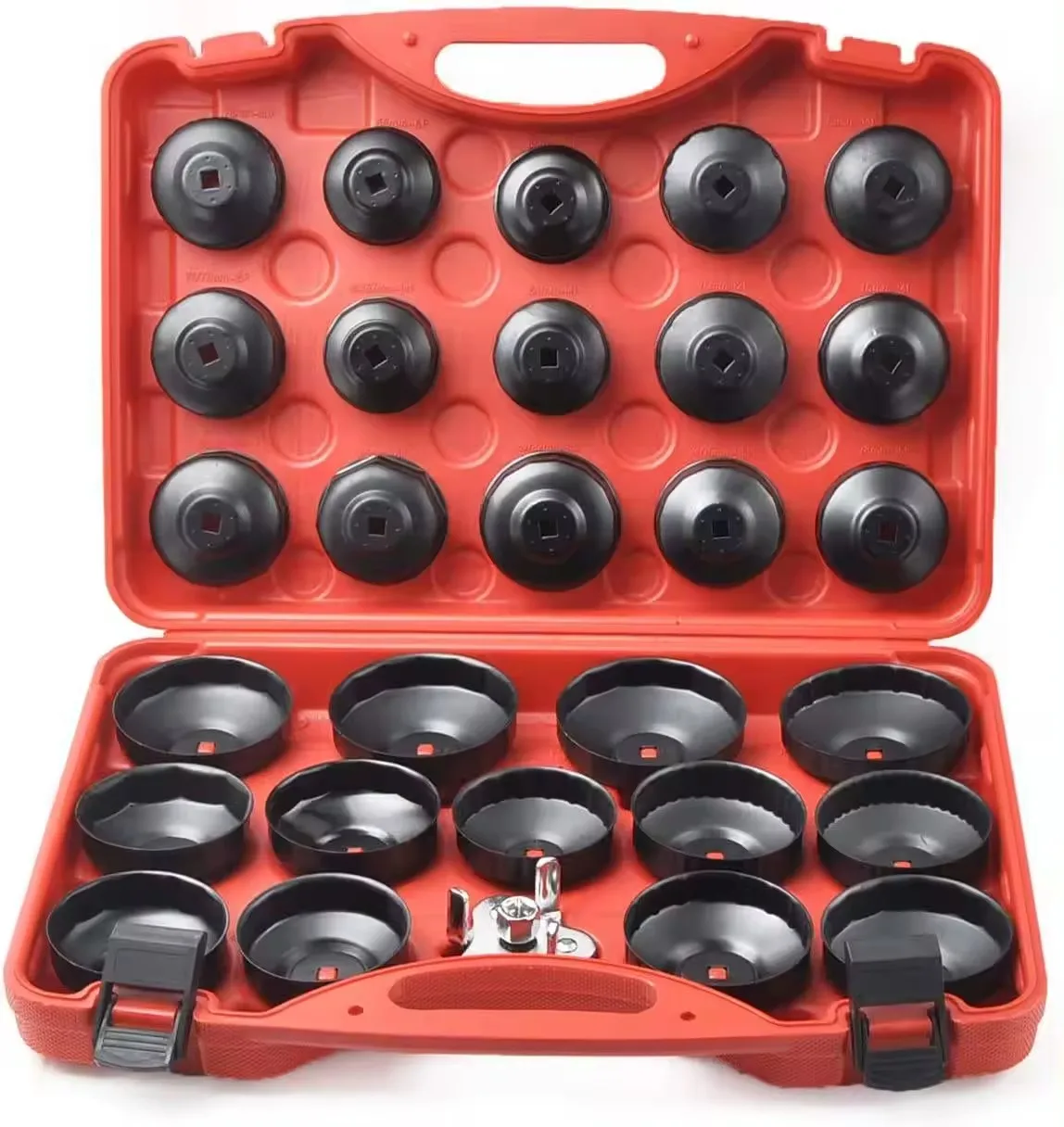 

30PCS Cup Type Oil Filter Wrench Set Cup Type Portable Socket Tool Set