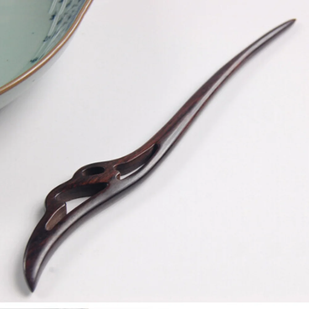 

2Pcs Black Ebony Vintage Hair Stick Ancient Hairpin Natural Hair Accessories Elegant Gift for Women Girls Family