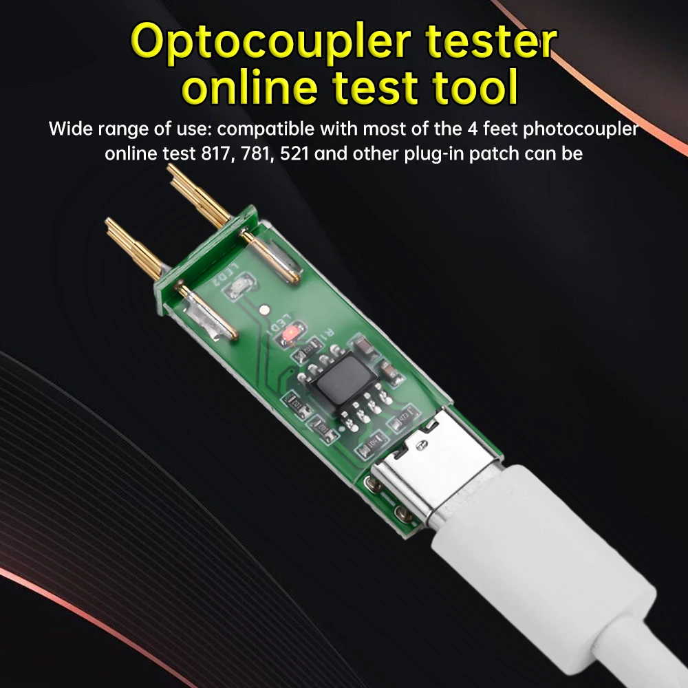 Upgraded Optocoupler Tester 4Pin Optocoupler Online Test Module Optocoupler Electronic Repair Tool For 817/781/521 Plug-in Patch