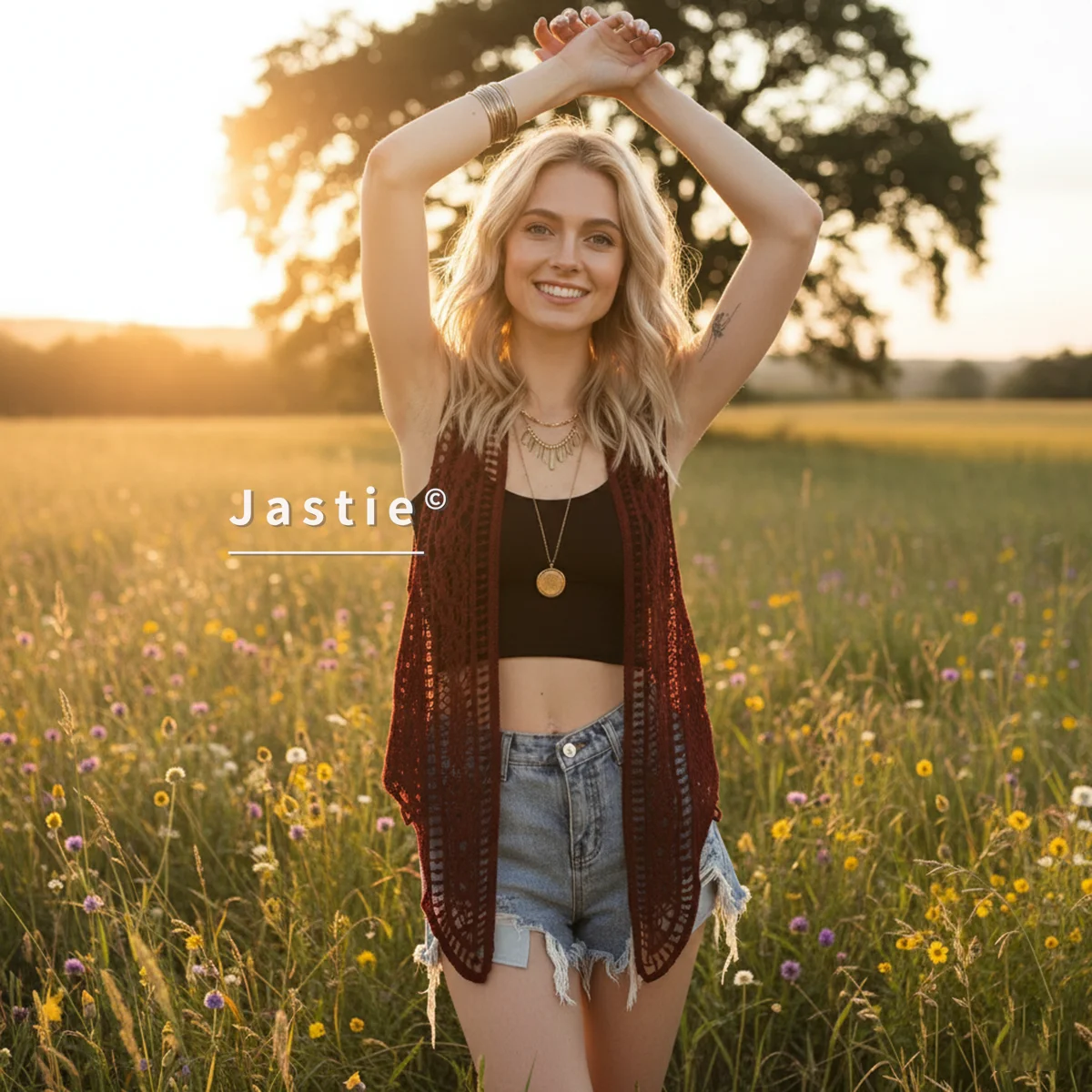 Asymmetrische Strickjacke mit offenem Stich, Sommer, Strand, Boho, Hippie-Menschen-Stil, Häkelstrick-Stickerei-Bluse, ärmellose Weste 2026