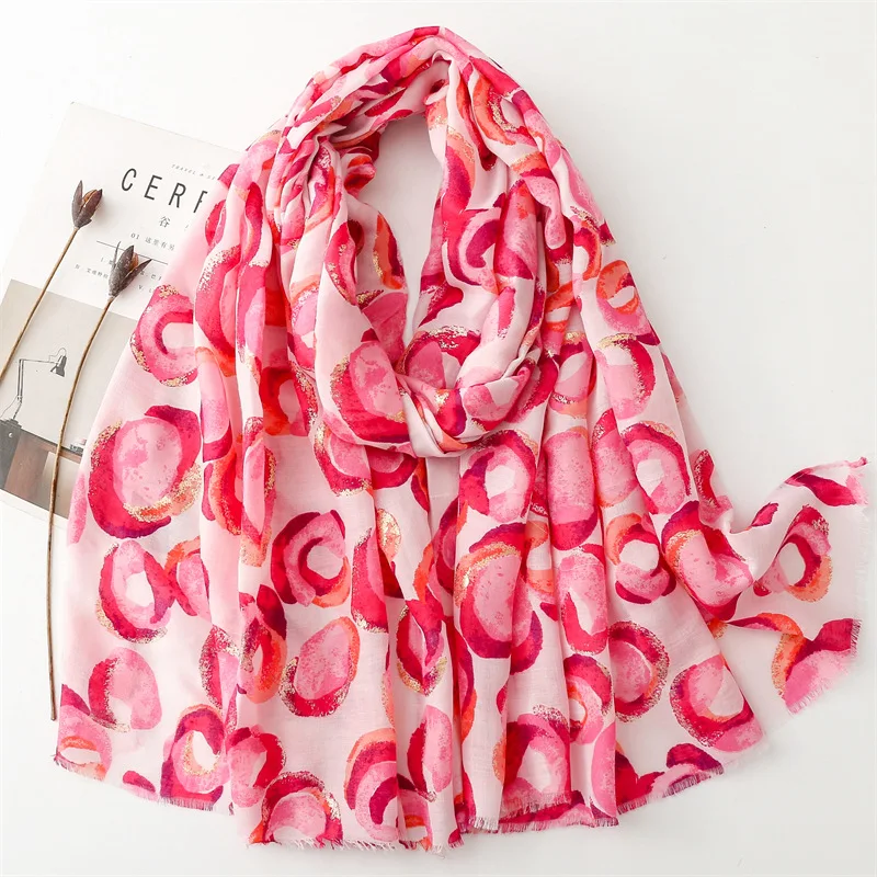 

Luxury Women Viscose Scarf Ventilate Summer Beach Shawl Cotton Linen Feeling Tassel Pashmina Muslim Hijab Wrap Lady Turban