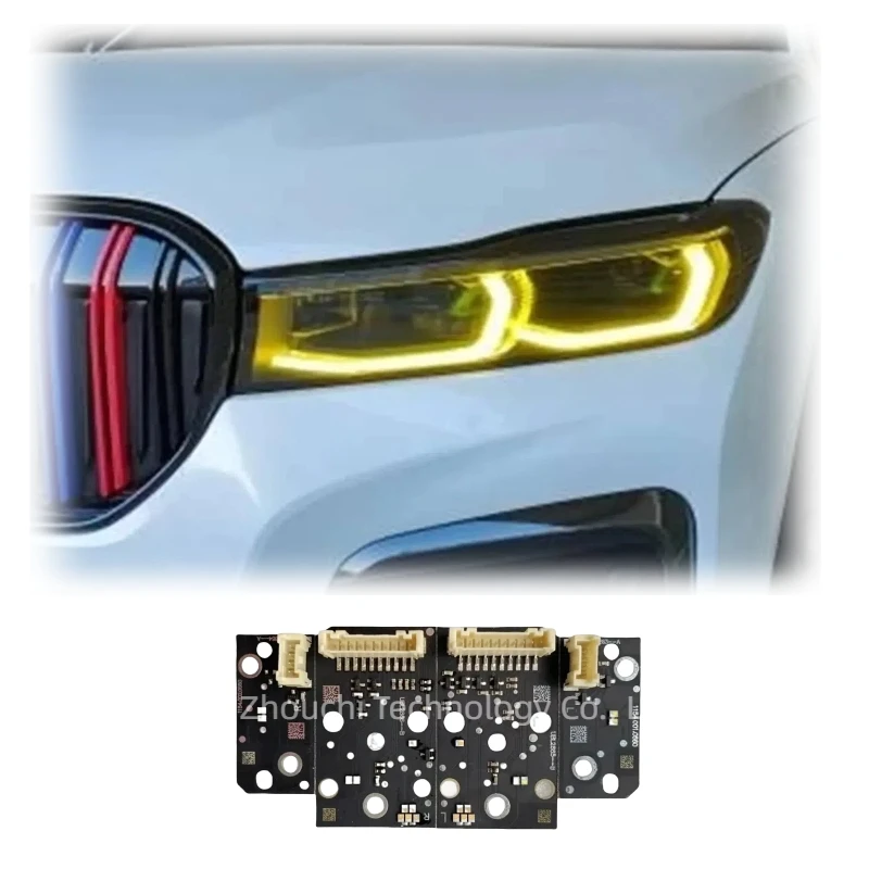 

Для Bmw Yellow Drl на 2019 2020 2021, обновление Bmw 7 серии 740i 745e 750i Xdrive Yellow Drl 63119498407 63119498408 63119465285