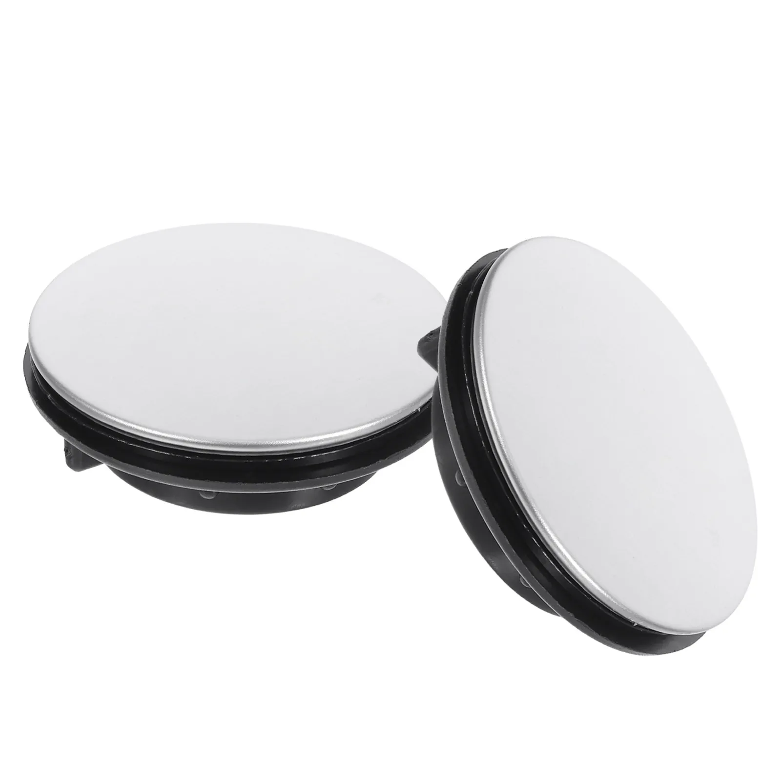 

2Pcs Heavy Duty Stainless Steel Sink Hole Cover for Kitchen Sink Basin 31-40Mm Diameter Leak Proof Faucet Hole Seal Cap PP Base