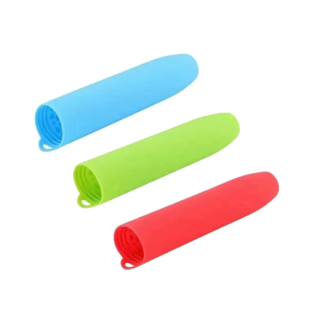 New Silicone Garlic Peeler Manual Blue Garlic Peeling Tools Convenient Gadgets Garlic Roller Stripper Household